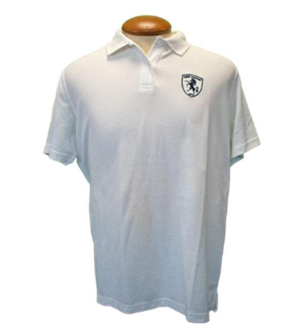 White Kent Cricket Polo Shirt