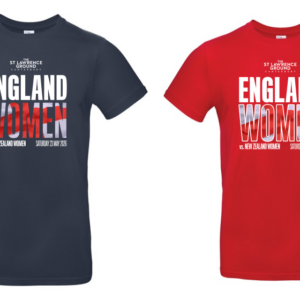 England Women vs New Zealand Women T-Shirt. WOMENS